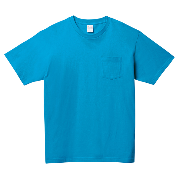 定番綿 100％生地Tシャツ（ポケットつき） 109-PCT